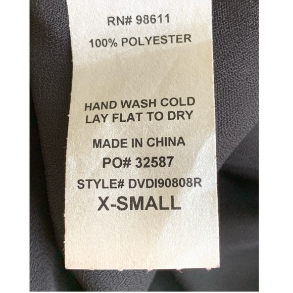 EIGHT SIXTY BLACK/WHITE POLKA DOT MINI DRESS. WOMEN’S SIZE X-SMALL/SMALL - Picture 7 of 7